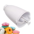 thumbnail image 3 of Jinsinto One hand Donut Maker Manual Donut Maker Plastic Doughnut Machine Mold Biscuit Donut Maker Donut-Depositor Made Waffle Dispenser (1 PCS, White), 3 of 5