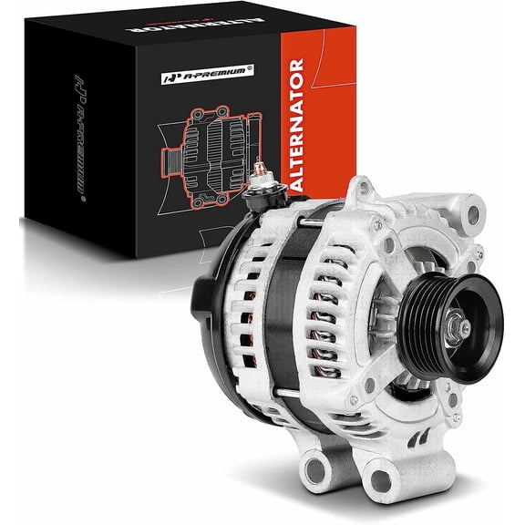 A-Premium Alternator Compatible with Land Rover Range Rover 10-12, LR4 2010 & Jaguar F-Pace, F-Type, XE, XF, XFR, XJ, XJR, XK, XKR, 12V 150Amp Clockwise 6-Groove Pulley
