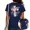 C-Navy blue, variant on UNISHE Women's Scripture Graphic T-Shirt Living Proof Loving God Religious Tee Casual Tops Black, S