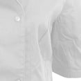 thumbnail image 4 of Dennys Womens Short Sleeve Fitted Chef Jacket, 4 of 4