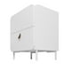 thumbnail image 2 of Mesa Auxiliar de Noche Moderna con 2 Cajones blanco, 2 of 6