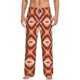 thumbnail image 1 of Balery 70s Retro Style Pantalones de pijama para hombre, pijama ultraligero, pantalón de descanso-X-Large, 1 of 6