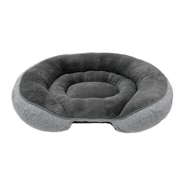 Large Orthopedic Oval Lounger Dog Bed, 38in