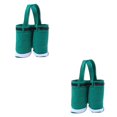 thumbnail image 3 of Matsuzay Bolsa de dulces reutilizable portátil Media Santa Pantalones Bolsa Cesta Asa colgante Navidad Año Nuevo Festival Fiesta Verde M Type2 NO2, 3 of 6