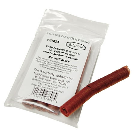The Sausage Maker 16mm Mahogany Collagen Casings
