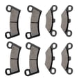 thumbnail image 1 of Qiilu 8 Pcs Front & Rear Brake Pads, Front & Rear Brake Pads For   RZR 800 570 2008-2015, 1 of 8