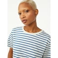 thumbnail image 7 of Free Assembly Women's Crop Box Tee with Short Sleeves, Sizes XS-XXXL, 7 of 7