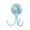 Sky Blue, variant on 3.74" Octopus Tripod Stroller Fan, USB Rechargeable Flexible Baby Fan with 3 Speeds, Ultra Quiet Portable Clip On Fan for Crib Car Seat Bike Camping Travel