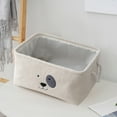 thumbnail image 3 of Extra-Large Fabric Storage Basket, Collapsible Cloth Organizer for Blankets or Toys, 3 of 6