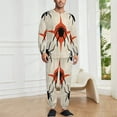 thumbnail image 2 of Spiders Men's Pajama Set Sleepwear Pjs Lightweight Long Sleeve Crewneck Shirts and Bottoms Soft Comfy Sleep Sets XS, 2 of 5