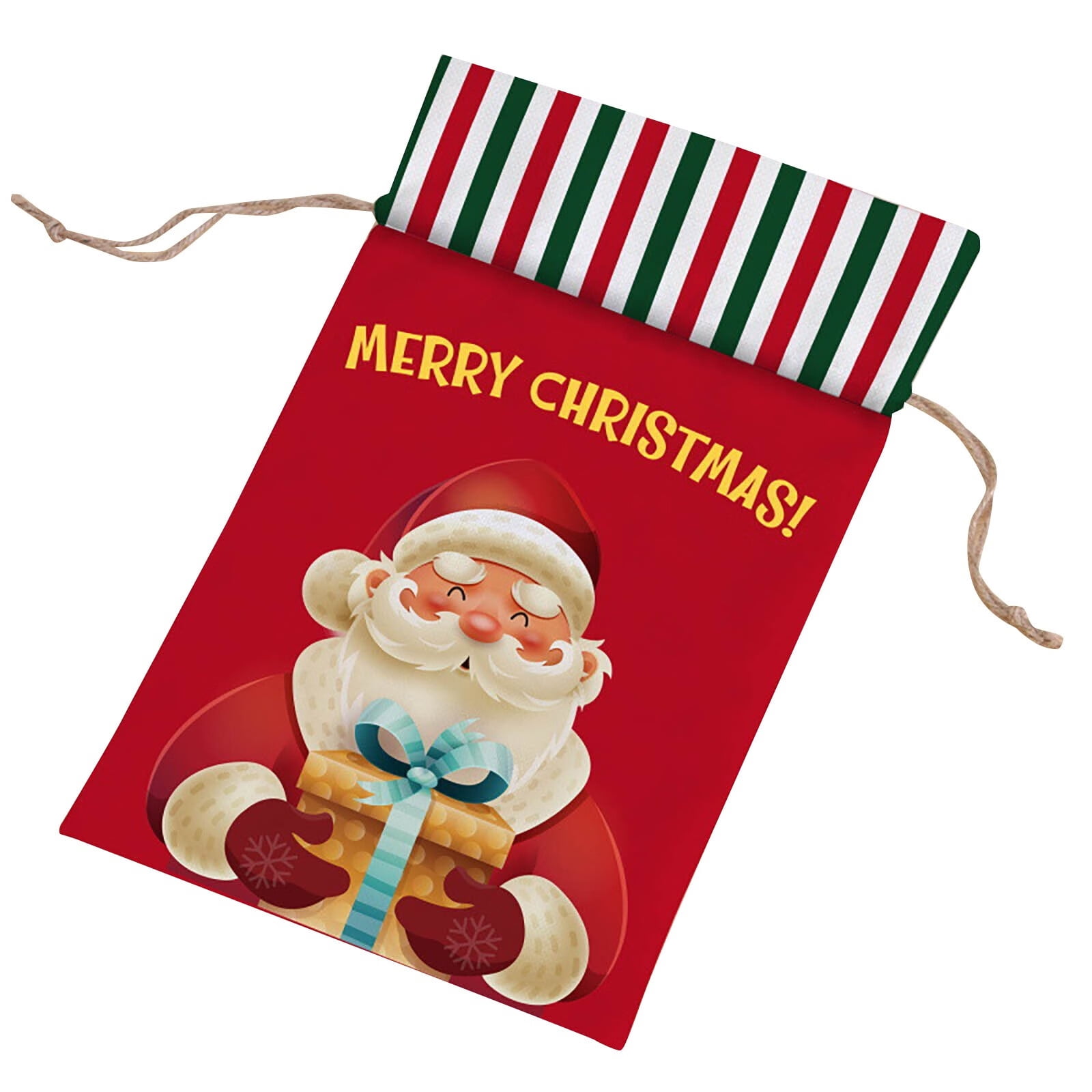 Christmas Drawstring Gift Bags Xmas Gift Wrapping Bags Christmas Goodys