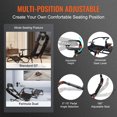 thumbnail image 4 of VEVOR Racing Wheel Stand Foldable Fit For Logitech,Thrustmaster,Fanatec,Hori,Mad Catz, Carbon Steel Driving Simulator Cockpit Adjustable Pedal & Dual-Mode Seating ,Fit Most Steering Wheels and Pedals, 4 of 9