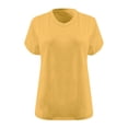 thumbnail image 5 of Otvok Oversized Tshirts for Women Summer Short Sleeve V Neck Tee Shirt Trendy Loose Workout Tee, 5 of 6