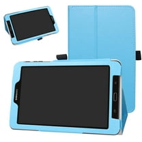 Labanema 8" SAMSUNG GALAXY TAB E 8.0 T377 Case, PU Leather Folio Stand Protective Case, Cover for 8" SAMSUNG GALAXY TAB E 8.0 T377 (Light Blue)