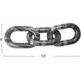 thumbnail image 3 of Bloomingville Decorative Marble Chain, Variegated Grey Tones, 3 of 6