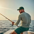 thumbnail image 3 of INGEAR Men's UPF 50+ Long Sleeve Sun Shirt, Quick-Dry UV Protection Rash Guard Military Green, XL, 3 of 6