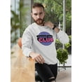 thumbnail image 2 of Coming Out Club Bubblegum Stamp Sweatshirt Men -Smartprints Designs, Male 4X-Large, 2 of 4