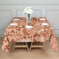 thumbnail image 3 of Brown and Pink Of Leopard Print Square Tablecloth,Waterproof Square Table Cover,Wipeable Spillproof Washable Table Cover for Home Kitchen Party Decor 60"x60"(152x152cm), 3 of 6