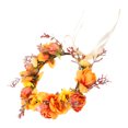 thumbnail image 5 of Tocado de rosa de girasol, tocado decorativo de flores, corona de flores, tocado floral, 5 of 5