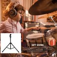 thumbnail image 5 of 1 Set Durable Metal Dumb Snare Drum Stand Adjustable Drum Practice Shelf (Black), 5 of 7
