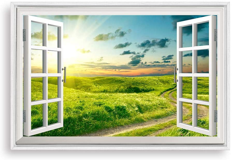 Fake Window Wall Art - Wall Design Ideas