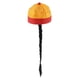 thumbnail image 4 of Gorro oriental , gorro de cosplay para fiesta Amarillo + rojo Hugo Gorra oriental china, 4 of 7