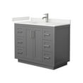 thumbnail image 5 of Wyndham Collection Wcf292942s-Qtz-Unsmxx Miranda 42" Free Standing Single Basin Vanity Set, 5 of 7