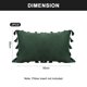 thumbnail image 2 of Funda de almohada decorativa bohemia con borla para sofá cama, funda de cojín suave, 12 x 20 "/30 x 50 cm, 2 of 5