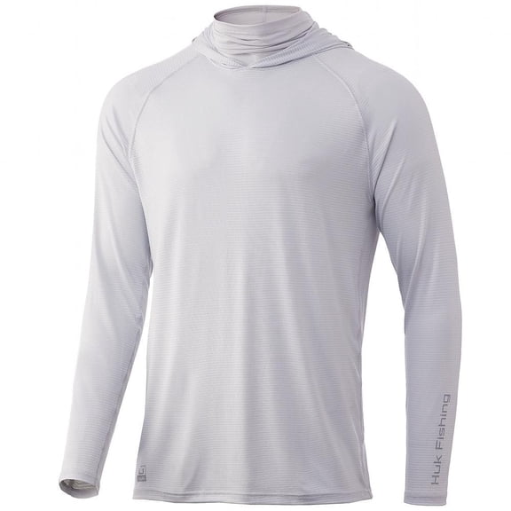 Huk Performance Fishing A1A Hoodie Quick-Dry Sweatshirt Oyster XL