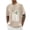 Beige, variant on Men's St. Patrick's Day Shamrock American Flag Graphic Short Sleeve Crew Neck T-Shirt