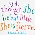 thumbnail image 3 of CafePress - Shakespeare She Is Fierce Quote Toddler T Shirt - Cute Toddler T-Shirt, 100% Cotton, 3 of 4