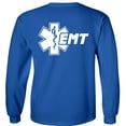 thumbnail image 5 of Fair Game Star of Life EMT Long Sleeve Shirt Emergency Medical Technician-Royal-Small, 5 of 5