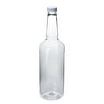 Dozen Long Neck Quart Plastic Bottles with Screw on Lids