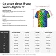 thumbnail image 7 of Sigee Multicolored Butterflies Print Men's Shirts Casual Button Down Short Sleeve Summer Beach Shirt Hawaiian Vacation Shirts Tee Shirt-, 7 of 7