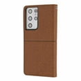 thumbnail image 3 of Dteck for Samsung Galaxy S21 Ultra Flip Wallet Case, PU Leather Case with Card Slot Kickstand and Wrist Strap Shockproof Protective Case for S21 Ultra 6.8" 2021 Women Men, Brown, 3 of 11
