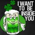 thumbnail image 3 of CafePress - Green Beer Humor Long Sleeve Dark T Shirt - Long Sleeve Dark T-Shirt, 3 of 4