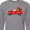 thumbnail image 4 of Inktastic Christmas Red Vintage Truck with Presents Long Sleeve T-Shirt, 4 of 5
