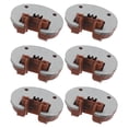 thumbnail image 3 of Shisuyan 6sets Drawer Guide Kit Drawer Slide Track Guide Repair Kit For Dresser Drawer Replacement Center Mount Drawer Slides Drawer Stop, 3 of 8