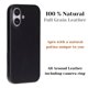 thumbnail image 4 of Blackbrook Funda De Cuero Para Iphone 17 - Arden Funda Delgada Hecha A Mano De Cuero De Plena Flor Compatible Con Magsafe Cámara Y Protección De Pantalla Elegante Caja De Regalo Negro, 4 of 5