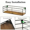 thumbnail image 3 of Floating Wall Shelf Set of 5, Rustic Storage Shelves  for Bedroom, Livingroom, Bathroom, 3 of 6