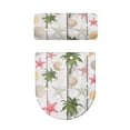 thumbnail image 6 of KUIFORTI Starfish Seashell Toilet Lid Cover and Toilet Tank Cover Wood Print Toilet Seat Cover Toilet Cover Set for Bathroom Fits Most Toilet Tanks & Lids, 6 of 6