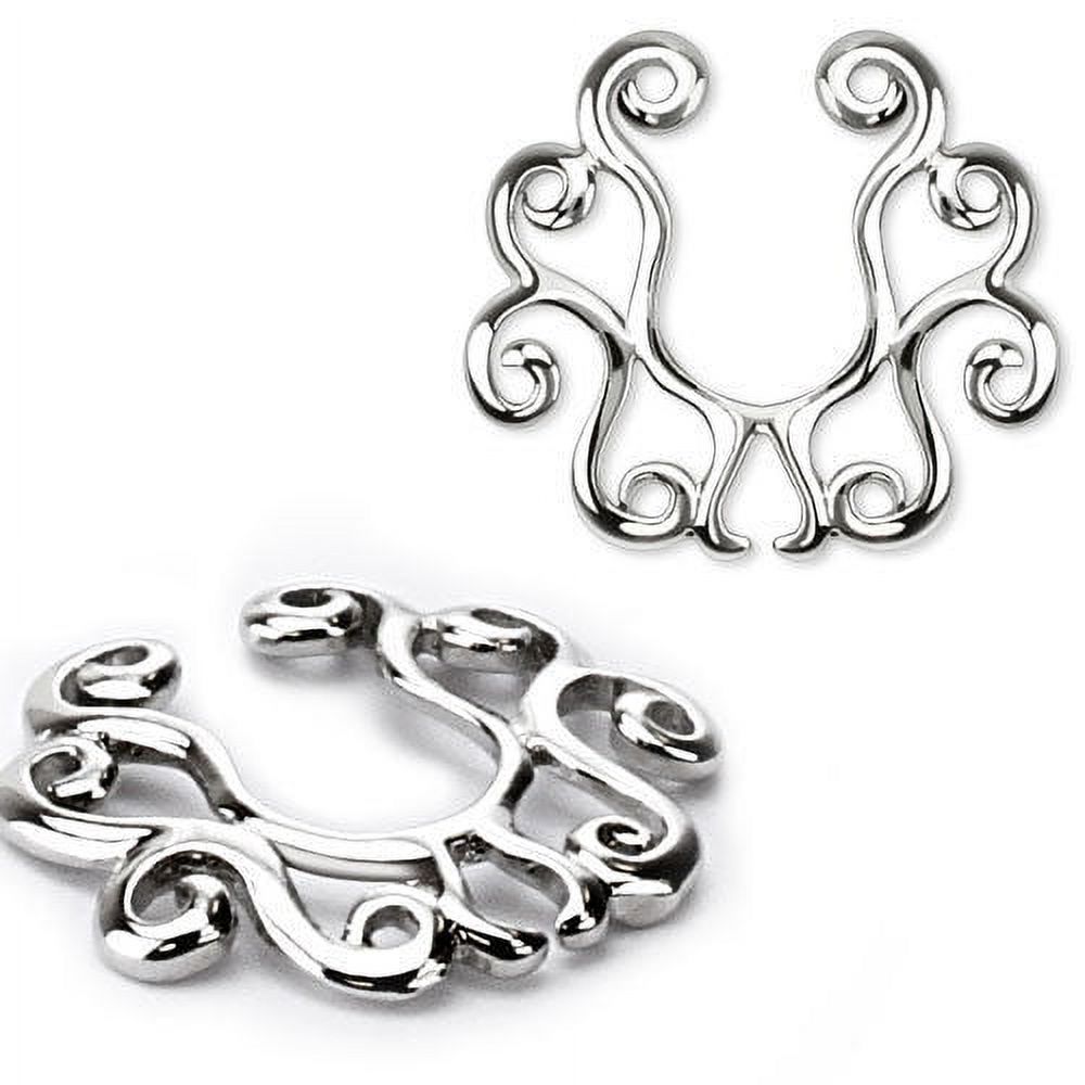 Tribal Design Nipple Clip 1 Pair