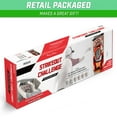 thumbnail image 3 of GoSports Strikeout Challenge Baseball Toss Doorway Game, Includes Universal Door Frame Tension Rod and Inflatable Baseballs with Ball Pump, 3 of 7