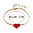 thumbnail image 5 of SPRING PARK Women's Adjustable Love Heart Chain Bracelet Jewelry Accessory Gift, 5 of 7