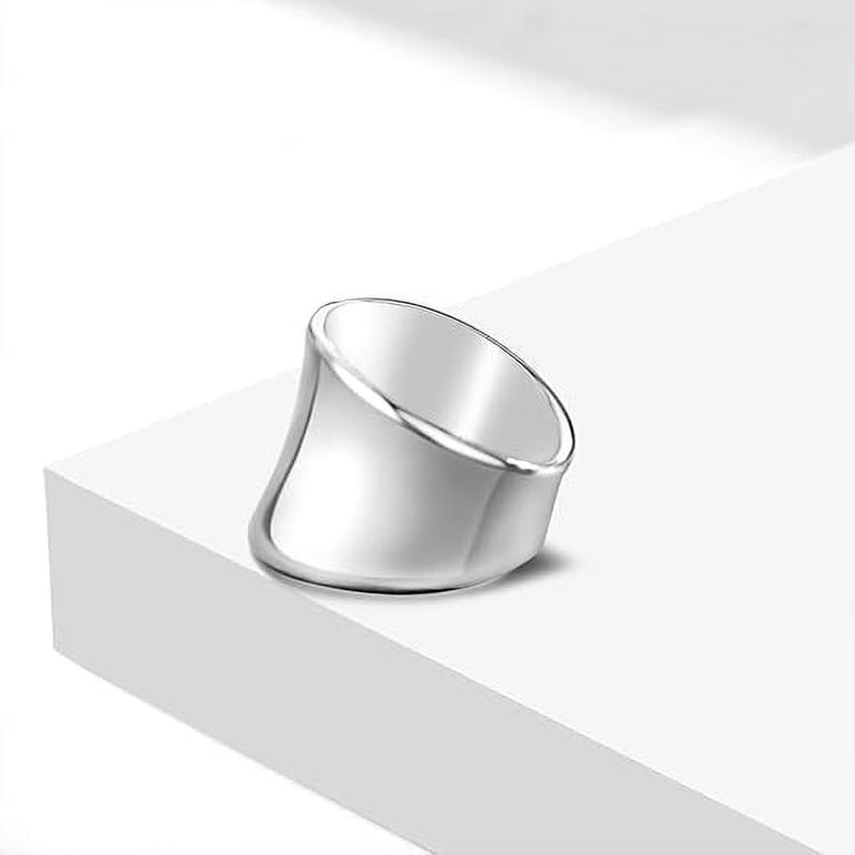 925 Sterling Silver Wide Band & Statement Handmade Spinner Ring For Men & Women 925 Sterling Silver Wide Band & Statement Handmade Spinner Ring For Men & Women