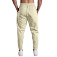 thumbnail image 6 of MXALUOB Men's Running Pants Ankle Zipper Tapered Jogger Pant Elastic Waist Athletic Trousers with Zip Pockets for Training Fitness, 6 of 7