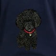thumbnail image 3 of CafePress - Poodle Pup (Blk) Women's Long Sleeve Dark T Shirt - Women's Long Sleeve Graphic Tee Casual Fit, 3 of 4