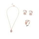 thumbnail image 2 of Anillos para mujer, regalos para mujer, deslumbrante conjunto de joyas de tendencia, collar, aretes, anillo de unión., 2 of 5