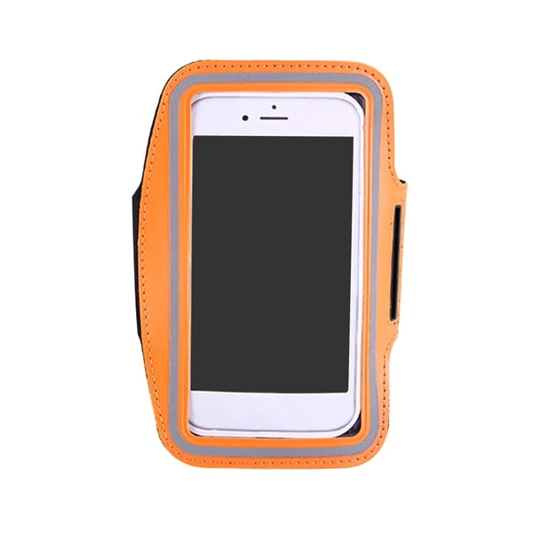 Brazalete deportivo resistente al agua para correr, funda para teléfono, ajustable, con llavero para correr, senderismo y ciclismo.