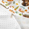 thumbnail image 3 of Homewish Watercolor Highland Cow Twin Duvet Cover, Pumpkin Maple Leaf Twin Bedding, White Orange Green Brown, Reversible 2pcs, 1 Duvet Cover and 1 Pillowcase, 3 of 5